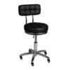 ACTIVESHOP Cosmetic Stool Am-877 Black(Cosmetic Stool Am 877 Black) 1 ACTIVESHOP Cosmetic Stool Am-877 Black(Cosmetic Stool Am 877 Black) -Roxie Cosmetics Shop 131987 1