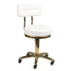 ActiveShop Cosmetic Stool Gold AM-961 White(Cosmetic Stool Gold Am 961 White) -Roxie Cosmetics Shop 131988 1