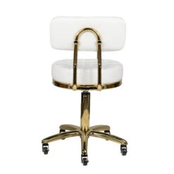 ActiveShop Cosmetic Stool Gold AM-961 White(Cosmetic Stool Gold Am 961 White) -Roxie Cosmetics Shop 131988 4