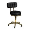 ActiveShop Cosmetic Stool Gold AM-961 Black(Cosmetic Stool Gold Am 961 Black) 2 ActiveShop Cosmetic Stool Gold AM-961 Black(Cosmetic Stool Gold Am 961 Black) -Roxie Cosmetics Shop 131989 1 1