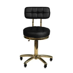 ActiveShop Cosmetic Stool Gold AM-961 Black(Cosmetic Stool Gold Am 961 Black) 9 ActiveShop Cosmetic Stool Gold AM-961 Black(Cosmetic Stool Gold Am 961 Black) -Roxie Cosmetics Shop 131989 2