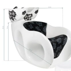 Gabbiano Mallow Hairdresser Wash Unit White(Gabbiano Mallow Hairdresser Wash Unit White) -Roxie Cosmetics Shop 132140 7