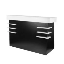 Gabbiano Reception Desk Carbon Black And White(Gabbiano Reception Desk Carbon Black And White)