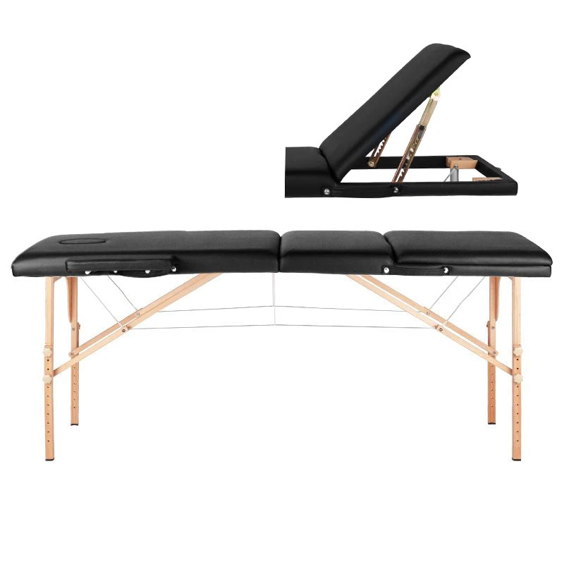 ActivFizjo Wooden Folding Massage Table Comfort 3-Sections Black(Activfizjo Wooden Folding Massage Table Comfort 3 Sections Black) 5 ActivFizjo Wooden Folding Massage Table Comfort 3-Sections Black(Activfizjo Wooden Folding Massage Table Comfort 3 Sections Black) - Image 3