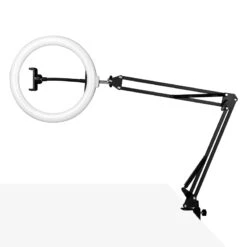 ActiveShop Ring Light 10 "8w Led Black For Table Top(Ring Light 10 8w Led Black For Table Top)
