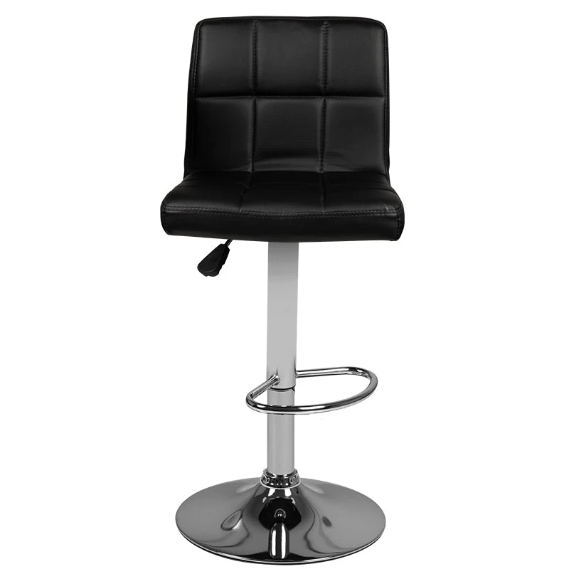 ActiveShop Reception Bar Stool M06 Quilted Adjustable Black(Bar Stool M06 Quilted Adjustable Black) 5 ActiveShop Reception Bar Stool M06 Quilted Adjustable Black(Bar Stool M06 Quilted Adjustable Black) - Image 3