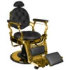 Gabbiano Barber Chair Giulio Gold Black(Gabbiano Barber Chair Giulio Gold Black)