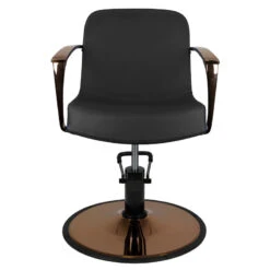 Gabbiano Styling Armchair, Copper, Black Bologna(Gabbiano Styling Armchair Copper Black Bologna) -Roxie Cosmetics Shop 132660 3 1