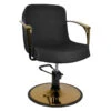 Gabbiano Styling Chair Golden Bologna Black(Gabbiano Styling Chair Golden Bologna Black) -Roxie Cosmetics Shop 132661 1
