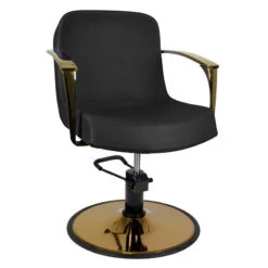 Gabbiano Styling Chair Golden Bologna Black(Gabbiano Styling Chair Golden Bologna Black)