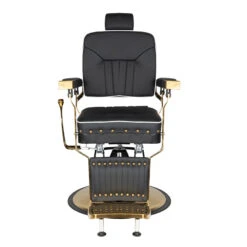 Gabbiano Black Filippo Gold Barber Armchair(Gabbiano Black Filippo Gold Barber Armchair) -Roxie Cosmetics Shop 132967 3