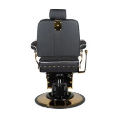 Gabbiano Black Filippo Gold Barber Armchair(Gabbiano Black Filippo Gold Barber Armchair) -Roxie Cosmetics Shop 132967 5