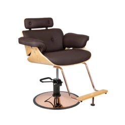 Gabbiano Hairdressing Chair Florence Brown(Gabbiano Hairdressing Chair Florence Brown)