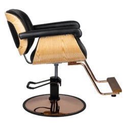 Gabbiano Black Venice Barber Chair(Gabbiano Black Venice Barber Chair) -Roxie Cosmetics Shop 133142 2