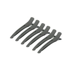 ACTIVESHOP Clamps Hairdressing Clips For Hair E-12b 6 Pcs 11.5 Cm Gray(Clamps Hairdressing Clips For Hair E 12b 6 Pcs 11 5 Cm Gray)