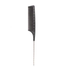 ACTIVESHOP Comb With Measuring Tape Carbon Metal Skewer F-12(Comb With Measuring Tape Carbon Metal Skewer F 12)