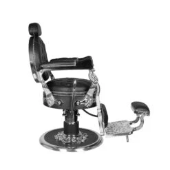 Gabbiano Barber Chair Cesare Black And Silver(Gabbiano Barber Chair Cesare Black And Silver) -Roxie Cosmetics Shop 133780 4