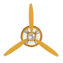 Barber Shop & Tattoo Studio Decoration Clock Yellow Propeller(Barber Shop Tattoo Studio Decoration Clock Yellow Propeller)