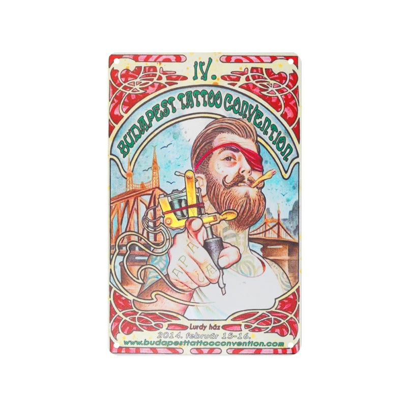 Tattoo Studio Decorative Board TA124 'Budapest Tattoo'(Tattoo Studio Decorative Board Ta124 Budapest Tattoo) 3 Tattoo Studio Decorative Board TA124 'Budapest Tattoo'(Tattoo Studio Decorative Board Ta124 Budapest Tattoo)