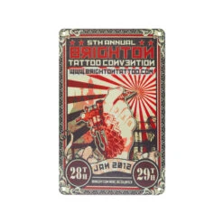 Tattoo Studio Decorative Board TA141 'Tattoo Convention'(Tattoo Studio Decorative Board Ta141 Tattoo Convention)