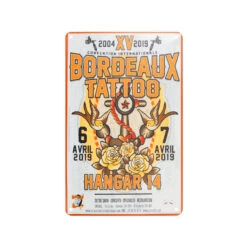 Tattoo Studio Decorative Board TA142 'Bordeaux Tattoo'(Tattoo Studio Decorative Board Ta142 Bordeaux Tattoo)