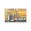 Decorative Plaque For Barber Shop B001 'Shave & Haircut'(Decorative Plaque For Barber Shop B001) -Roxie Cosmetics Shop 135211 1