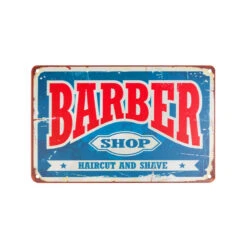 Decorative Plaque For Barber Shop B006 'Barber Shop'(Decorative Plaque For Barber Shop B006)