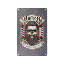 Decorative Plaque For Barber Shop B014 'Barber Haircuts & Shaves'(Decorative Plaque For Barber Shop B014 Barber Haircuts Shaves)