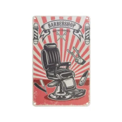 Decorative Plaque For Barber Shop B025 'Barbershop'(Decorative Plaque For Barber Shop B025 Barbershop)