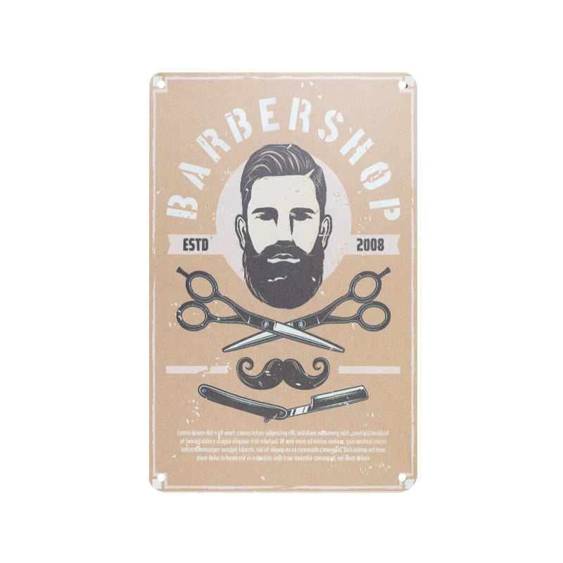 Decorative Plaque For Barber Shop B027 'Barbershop Est.2008'(Decorative Plaque For Barber Shop B027 Barbershop Est 2008) 3 Decorative Plaque For Barber Shop B027 'Barbershop Est.2008'(Decorative Plaque For Barber Shop B027 Barbershop Est 2008)