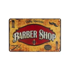 Decorative Plaque For Barber Shop B045 'Daily Specials BarberShop'(Decorative Plaque For Barber Shop B045 Daily Specials Barbershop)
