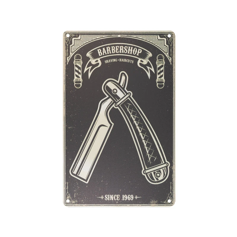 Decorative Plaque For Barber Shop B048 'Barbershop'(Decorative Plaque For Barber Shop B048 Barbershop) 3 Decorative Plaque For Barber Shop B048 'Barbershop'(Decorative Plaque For Barber Shop B048 Barbershop)