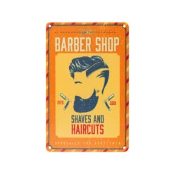 Decorative Plaque For Barber Shop B056 'Barber Shop'(Decorative Plaque For Barber Shop B056 Barber Shop)