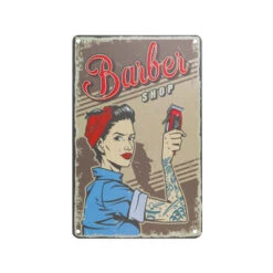 Decorative Plaque For Barber Shop B078 'Barber Shop'(Decorative Plaque For Barber Shop B078 Barber Shop)