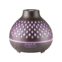 Aroma Diffuser Air Humidifier Spa 400ml Dark Wood With Timer(Aroma Diffuser Air Humidifier Spa 400ml Dark Wood With Timer) -Roxie Cosmetics Shop 135473 2