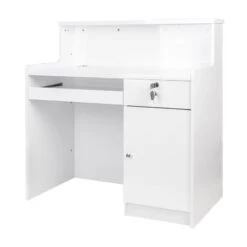 HAIR SYSTEM RECEPTION DESK E004B WHITE(Hair System Reception Desk E004b White) -Roxie Cosmetics Shop 135579 03 0512