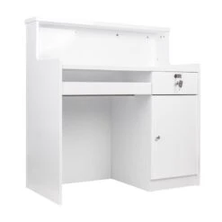 HAIR SYSTEM RECEPTION DESK E004B WHITE(Hair System Reception Desk E004b White) -Roxie Cosmetics Shop 135579 04 0512