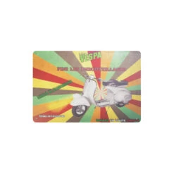 Decorative Plaque For Barber Shop Or Tattoo Salon C018 'Vespa'(Decorative Plaque For Barber Shop Or Tattoo Salon C018 Vespa)