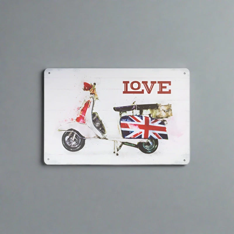 Decorative Plaque For Barber Shop & Tattoo Salon C020 'Love'(Decorative Plaque For Barber Shop Tattoo Salon C020 Love) 4 Decorative Plaque For Barber Shop & Tattoo Salon C020 'Love'(Decorative Plaque For Barber Shop Tattoo Salon C020 Love) - Image 2