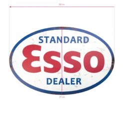 Barber Shop & Tattoo Studio Decorative Board N051 'Esso'(Barber Shop Tattoo Studio Decorative Board N051 Esso) -Roxie Cosmetics Shop 135665 2