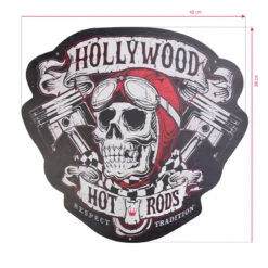 Decorative Plaque For Barber Shop Or Tattoo Salon N175 'Hollywood'(Decorative Plaque For Barber Shop Or Tattoo Salon N175 Hollywood) -Roxie Cosmetics Shop 135670 2