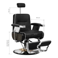 Gabbiano Barber Chair Livio Black(Gabbiano Barber Chair Livio Black) -Roxie Cosmetics Shop 136677 11 1811