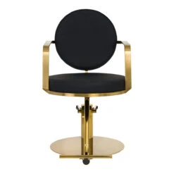 Gabbiano Hairdressing Chair Arras Black Gold(Gabbiano Hairdressing Chair Arras Black Gold) -Roxie Cosmetics Shop 136679 3 0401
