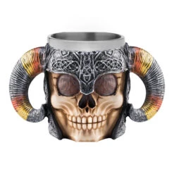 ACTIVESHOP STAND FOR HAIRDRESSING SCISSORS SKULL WITH HORNS(Stand For Hairdressing Scissors Skull With Horns)