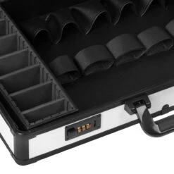 ACTIVESHOP BARBER WHITE AND BLACK HAIRDRESSING SUITCASE(Barber White And Black Hairdressing Suitcase) -Roxie Cosmetics Shop 136914 3 3011