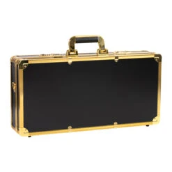 ACTIVESHOP BARBER BLACK AND GOLD HAIRDRESSING SUITCASE(Barber Black And Gold Hairdressing Suitcase)