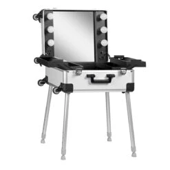 ActiveShop Case Portable Makeup Stand T-27 Silver(Activeshop Case Portable Makeup Stand T 27 Silver)