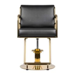 GABBIANO HAIRDRESSING CHAIR PRATO GOLD - BLACK(Gabbiano Hairdressing Chair Prato Gold Black) -Roxie Cosmetics Shop 137106 03 2405