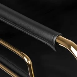 GABBIANO HAIRDRESSING CHAIR PRATO GOLD - BLACK(Gabbiano Hairdressing Chair Prato Gold Black) -Roxie Cosmetics Shop 137106 05 2405