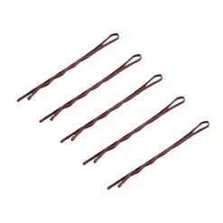 ACTIVESHOP HAIRDRESSING PINS FOR HAIR E-58 120PCS 5.6CM COPPER(Hairdressing Pins For Hair E 58 120pcs 5 6cm Copper)